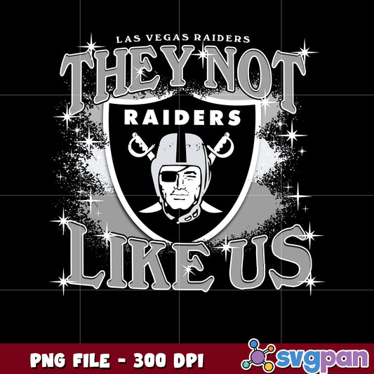 Las vegas raiders team logo they not like us png, raiders nfl png, nfl games png