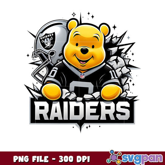 Las vegas raiders winnie pooh png, nfl games today png, american rugby png