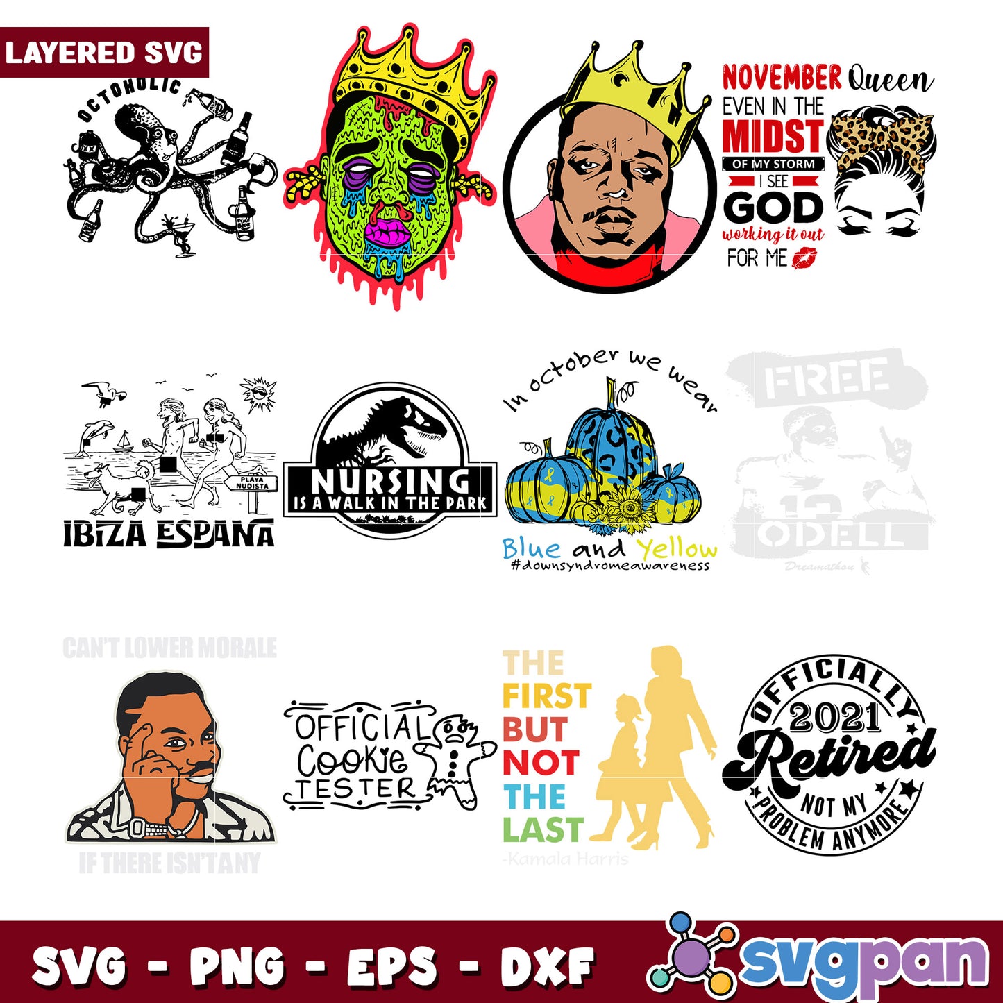 Layered SVG Bundle Unique Designs for Creative Use