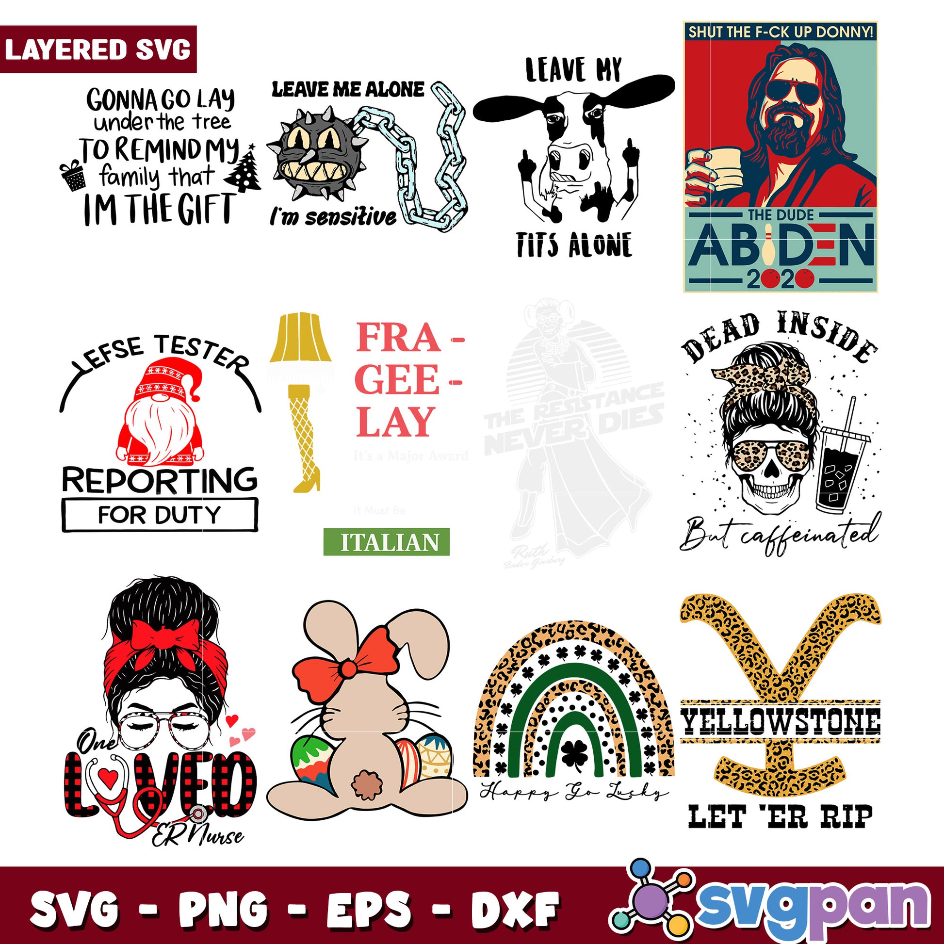 Layered SVG Bundle for Creative Craft Projects