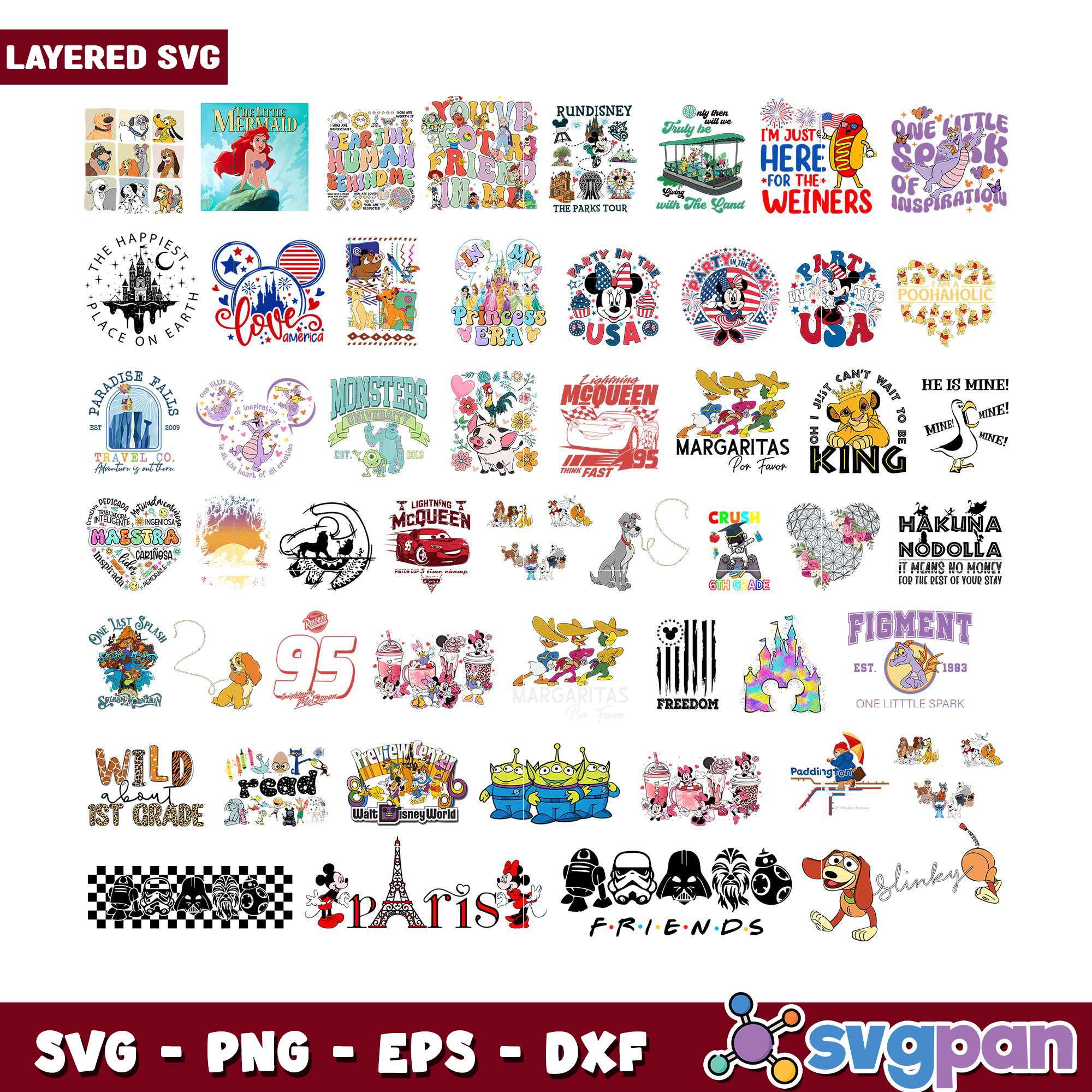 Layered SVG Bundle for Fun Creative Designs – svgpan