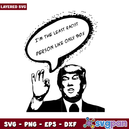 Layered SVG Design of Controversial Quote, Ideal for Unique Crafts