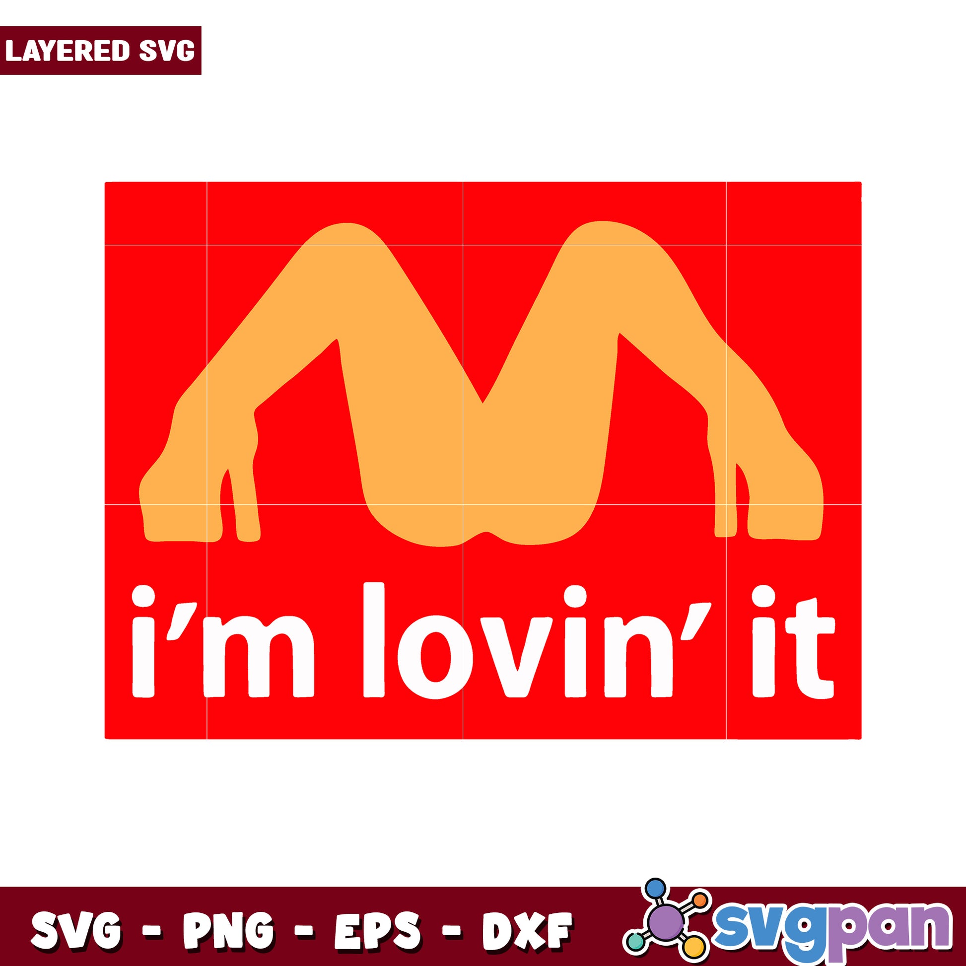 Layered SVG design for creative projects, perfect for fun uses