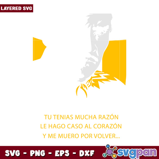 Layered SVG of Heartfelt Quote, Perfect for Craft Projects and More