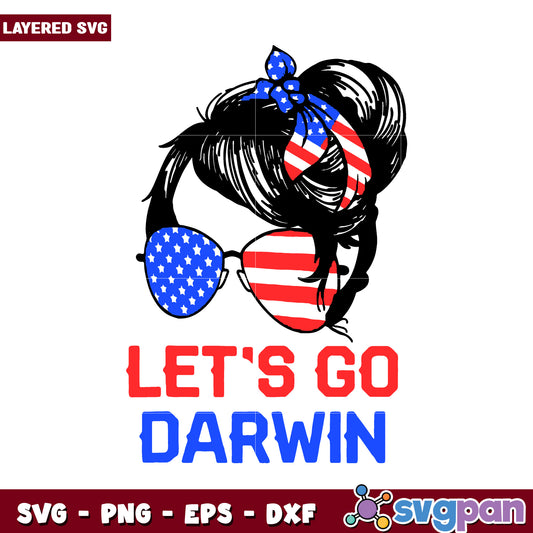 Let's Go Darwin SVG Design for Fun Projects, Perfect for DIY Crafts