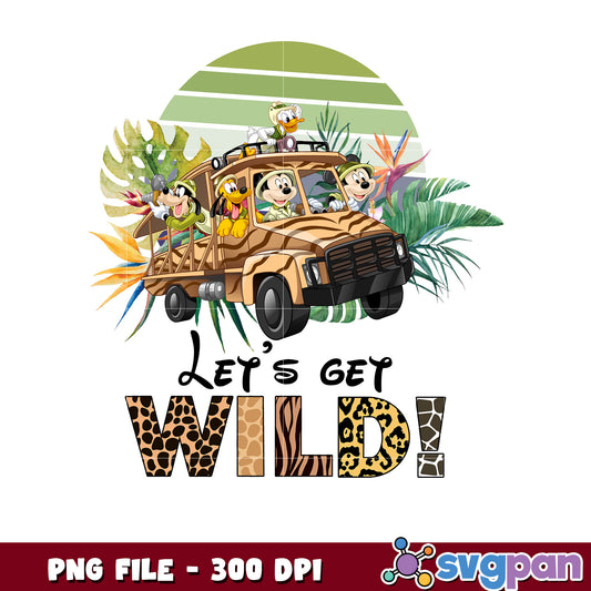 Let's get wild png, disney world png, disney animal kingdom png