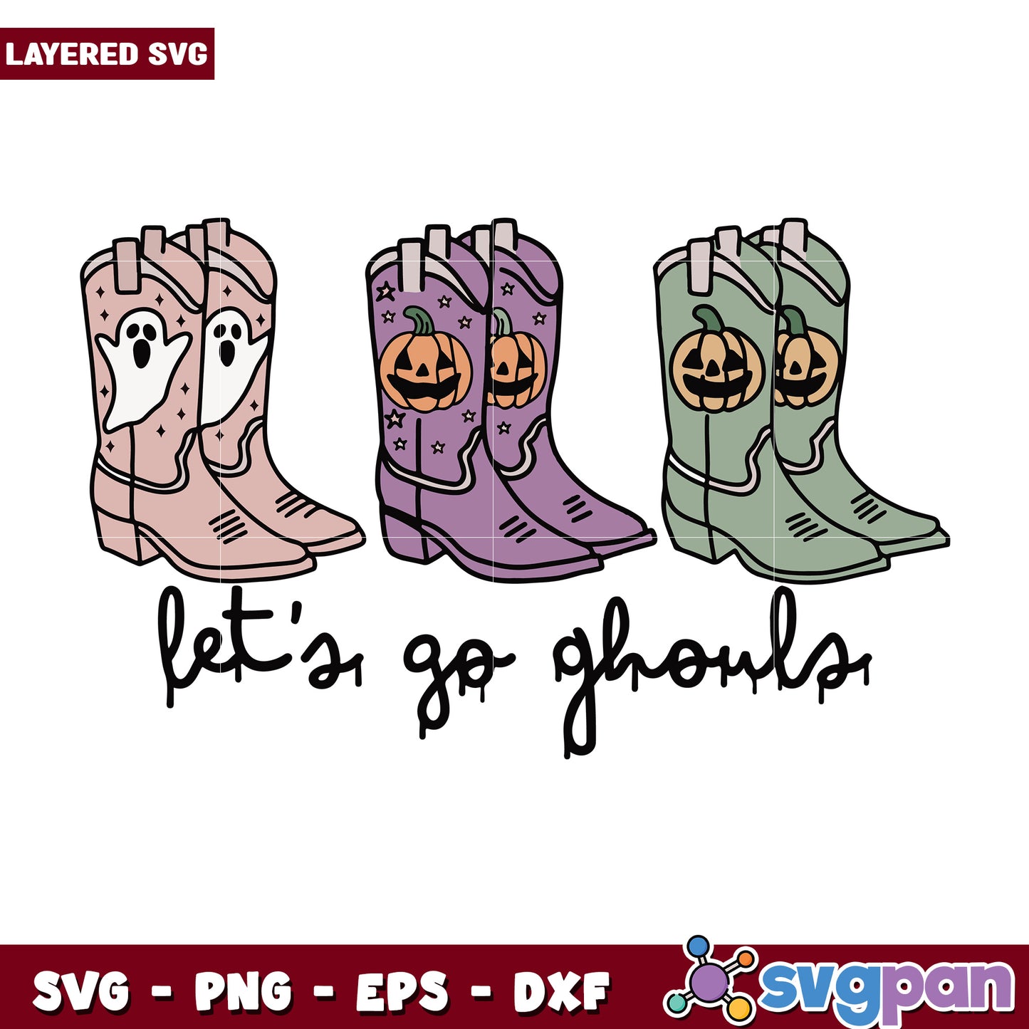 Let's g ghoul svg, spooky season svg, halloween vacation svg