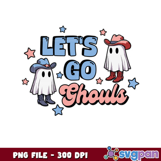 Let's go ghouls png, halloween png, halloween decorations png