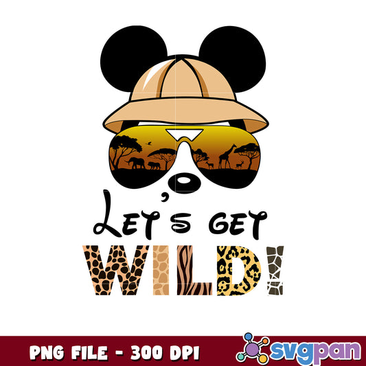 Let's go wild png, disneyland png, disney movies png