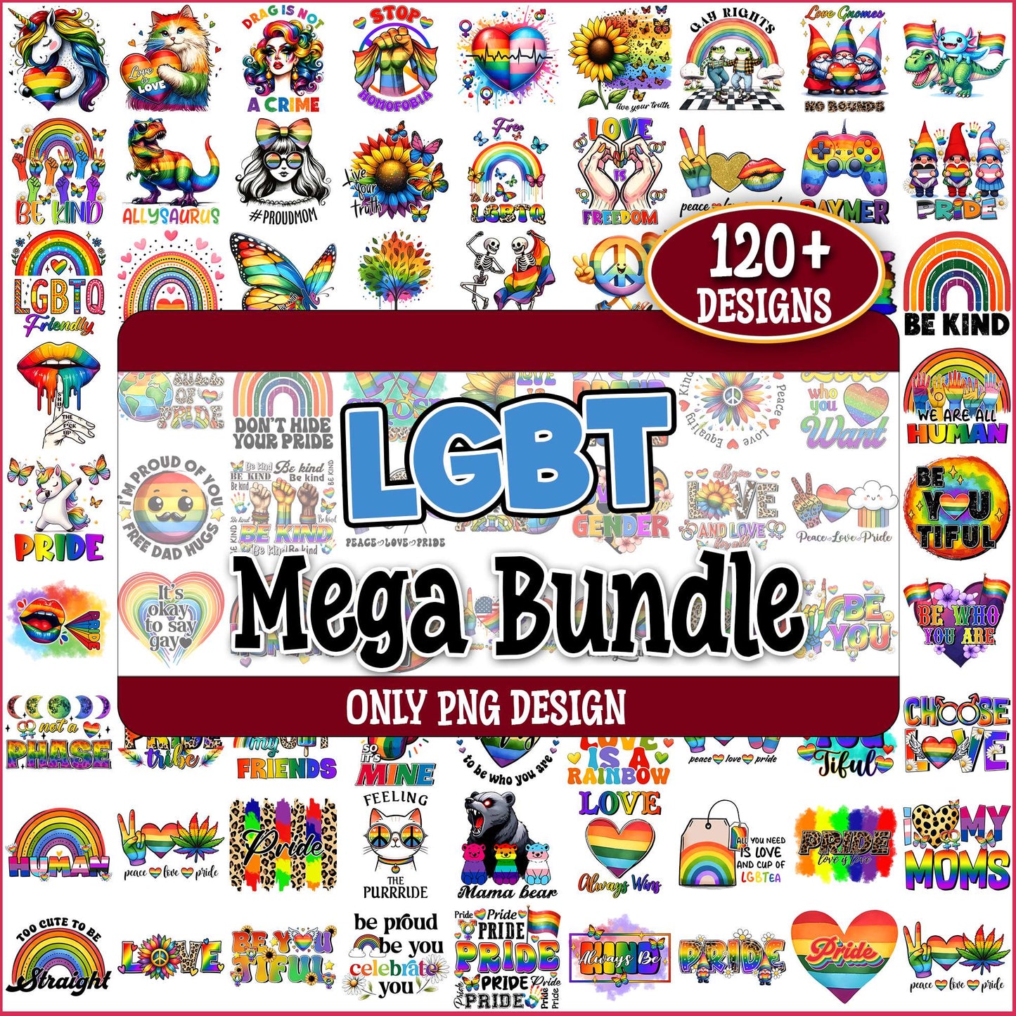 Lgbt png bundle