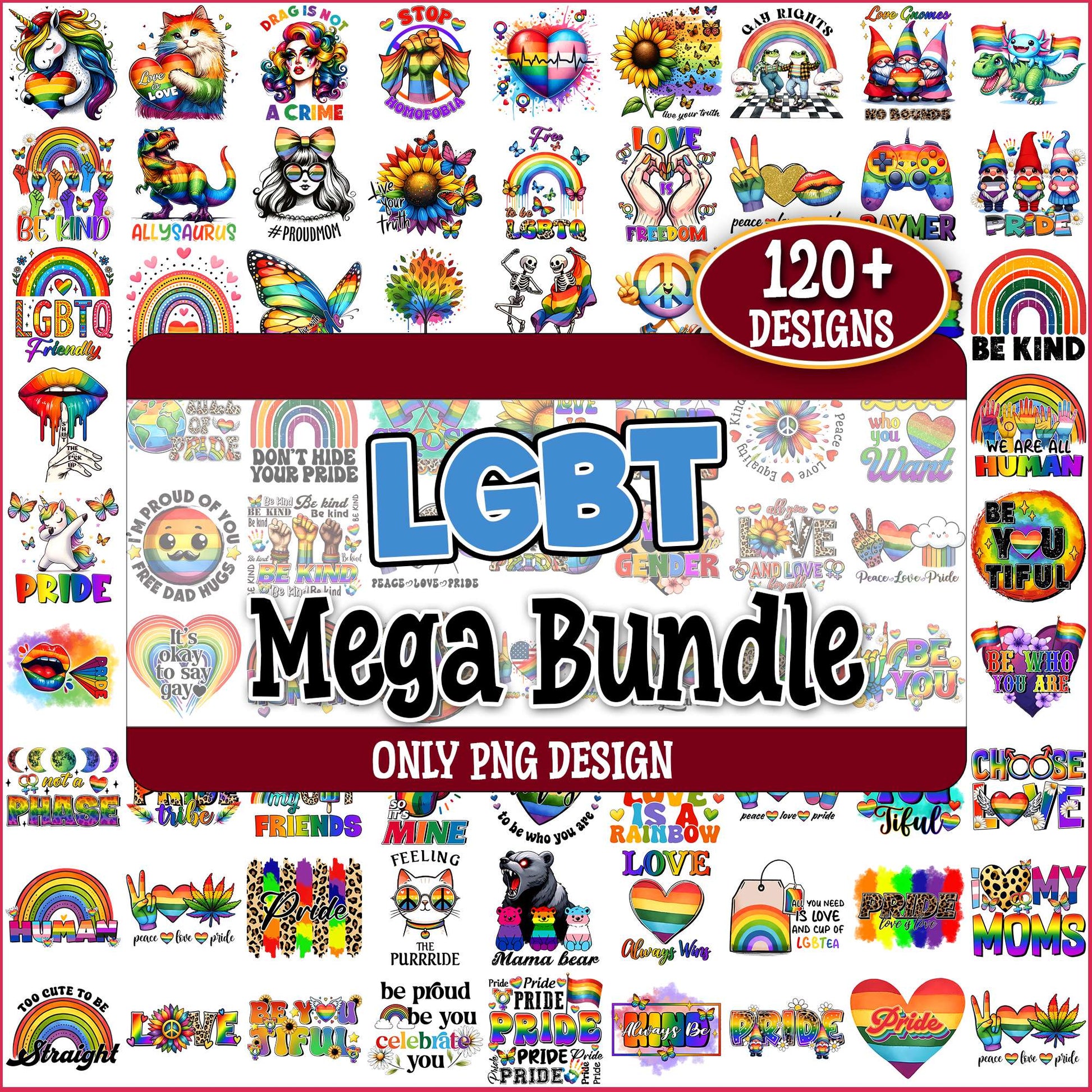 Lgbt png bundle
