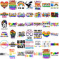 Lgbt png bundle, lgbt pride parade png, lgbt flag png