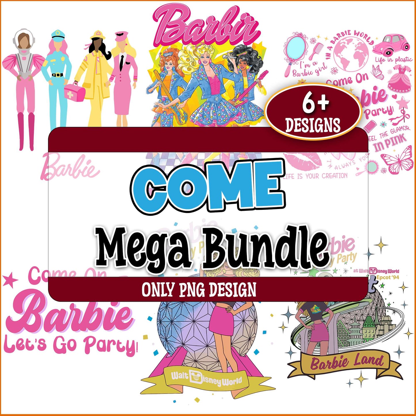 Life in plastic barbie png bundle