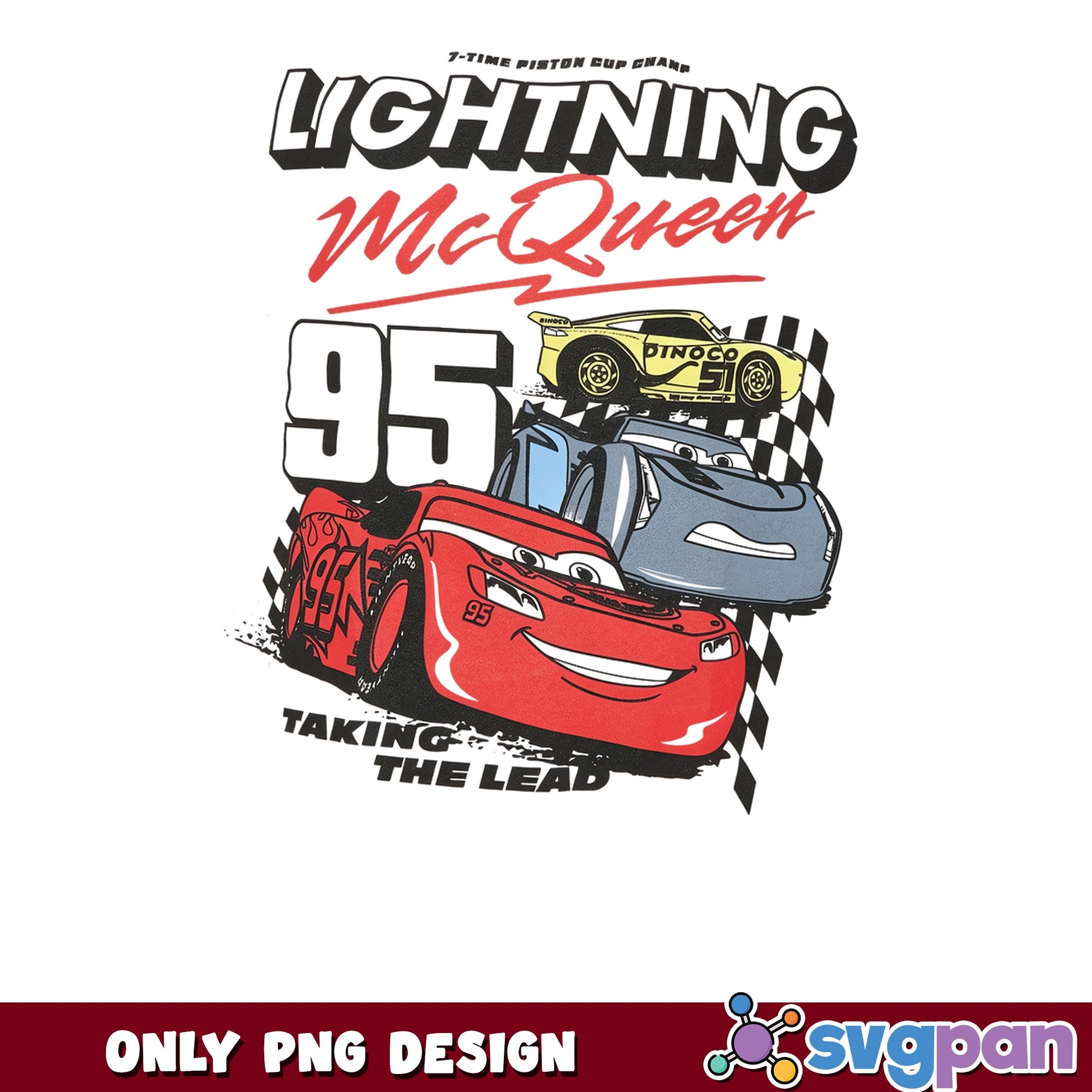 Lightning McQueen PNG, Disney Cars Racing PNG, Pixar Cars PNG