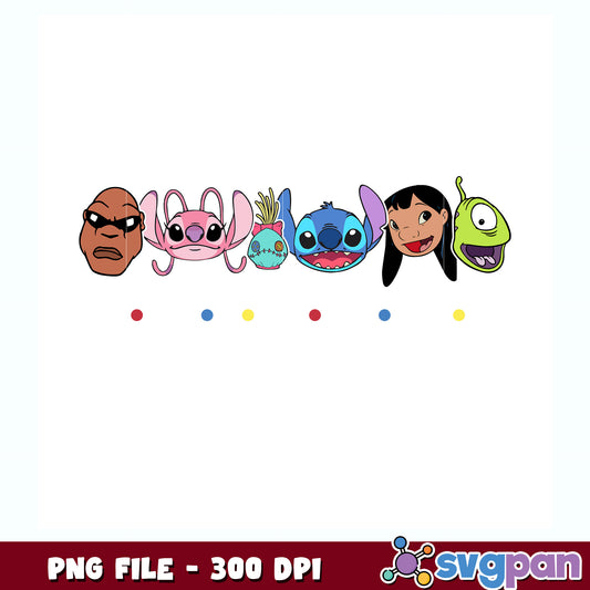 Lilo and stitch characters head png, lilo and stitch png, stitch head png