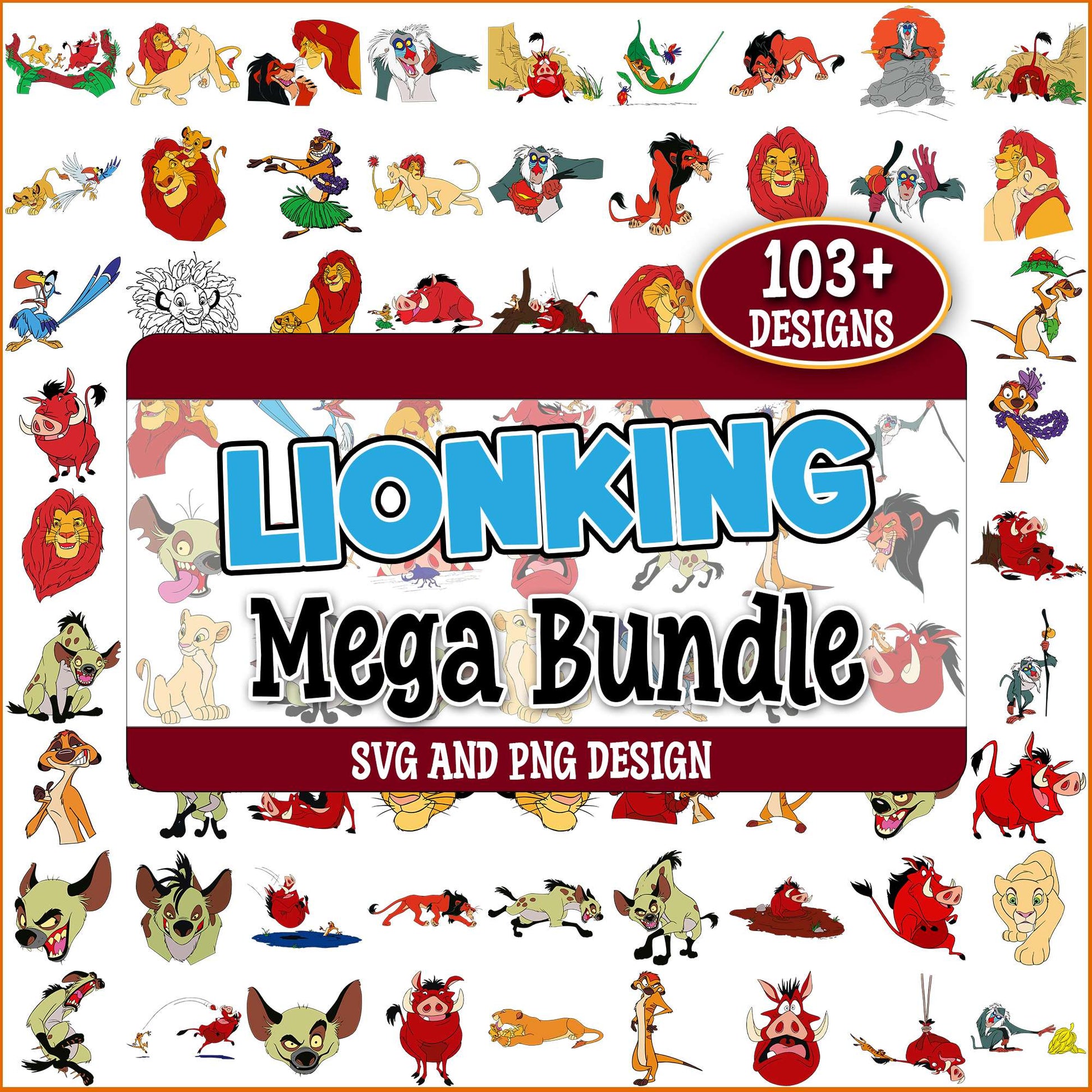 Lion king svg bundle