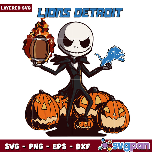 Lions Detroit Jack svg, nfl teams svg, national football league svg