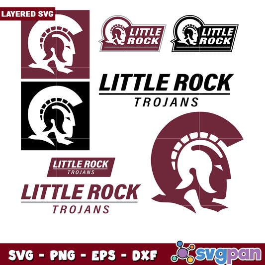 Little Rock Trojans SVG Bundle