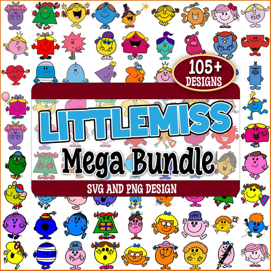 Little miss svg bundle
