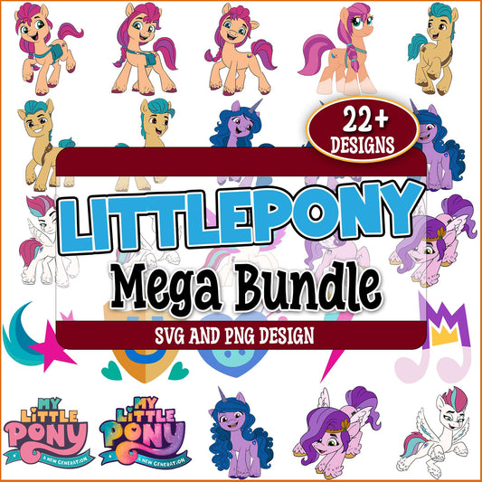 Little pony svg bundle