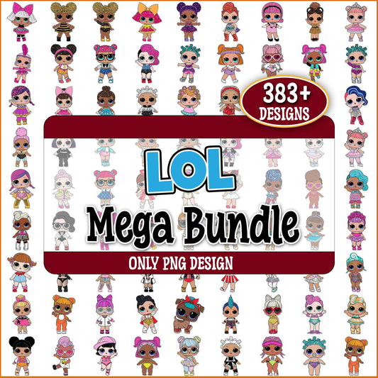 Lol surprise dolls png bundle