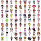 Lol surprise dolls png bundle, lol dolls png, lol doll house png