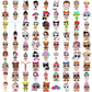 Lol surprise dolls png bundle, lol dolls png, lol doll house png