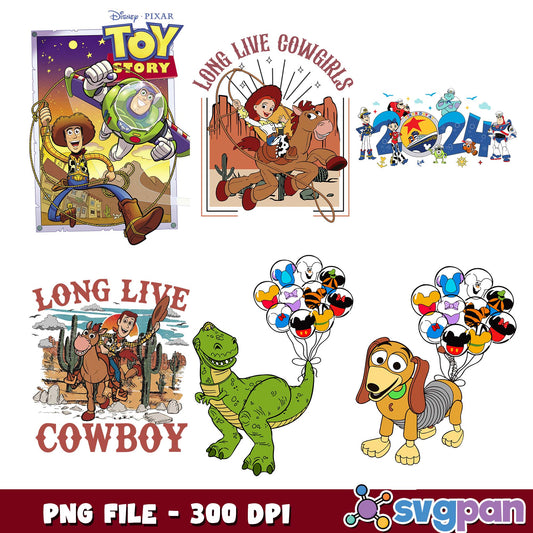 Long live cowboy png bundle