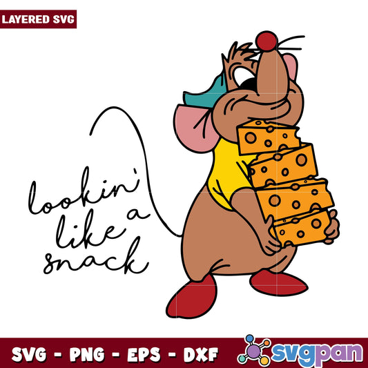 Looking Like A Snack svg, Disney characters svg, Digital Download