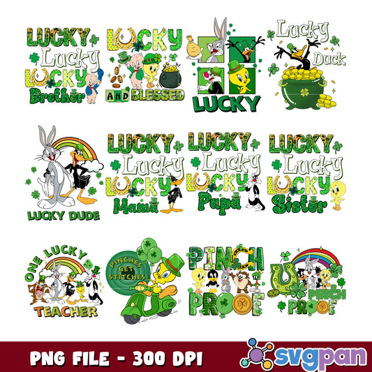 Looney Tunes St Patricks Day Bundle PNG