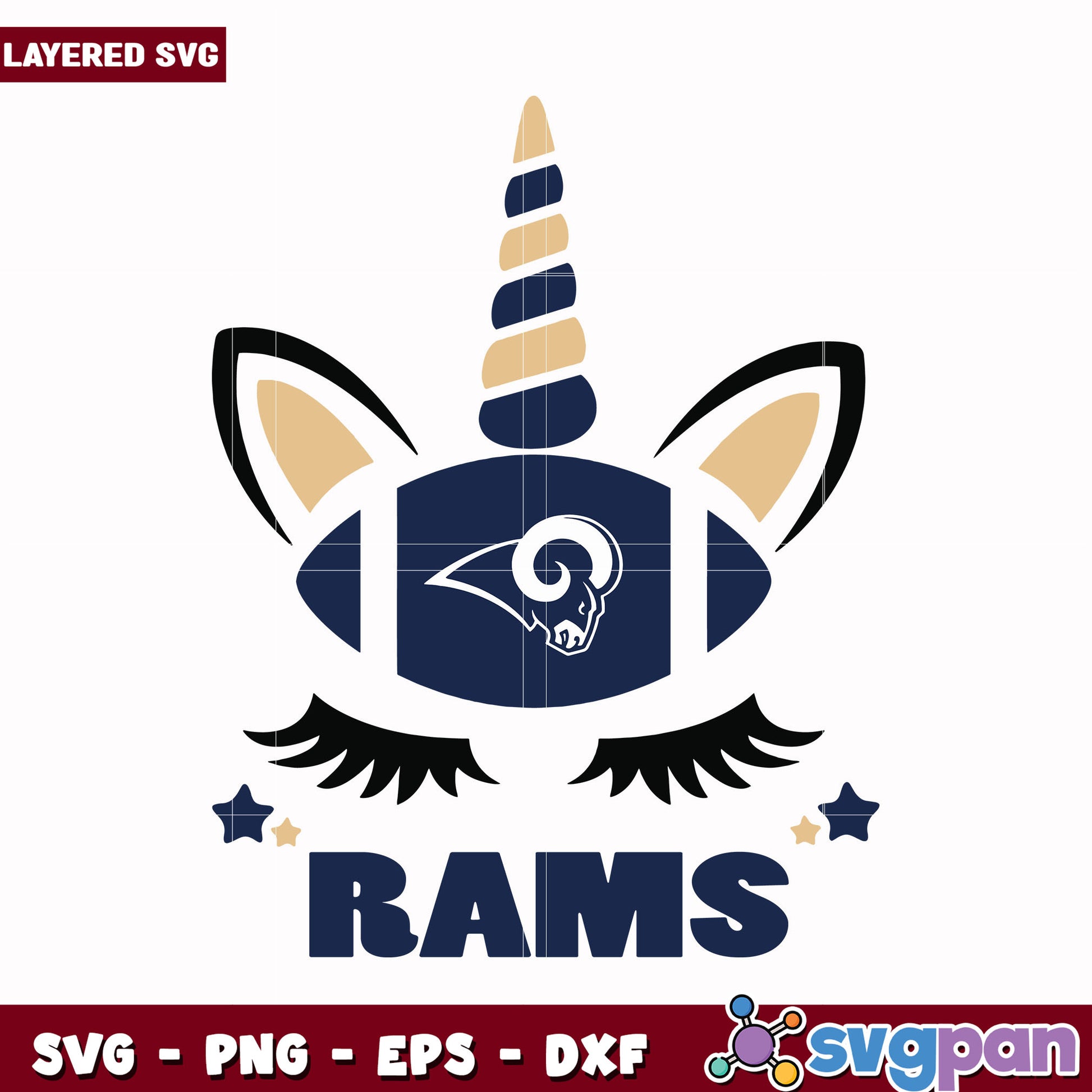 Los Angeles Rams creative design svg, nfl rankings svg, nfl la rams svg