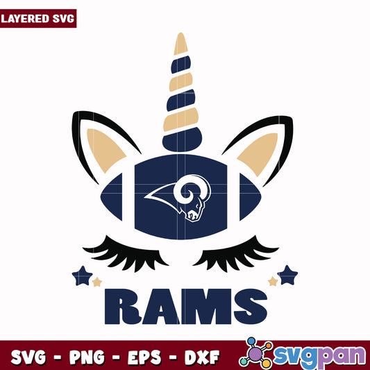 Los Angeles Rams creative design svg, nfl rankings svg, nfl la rams svg