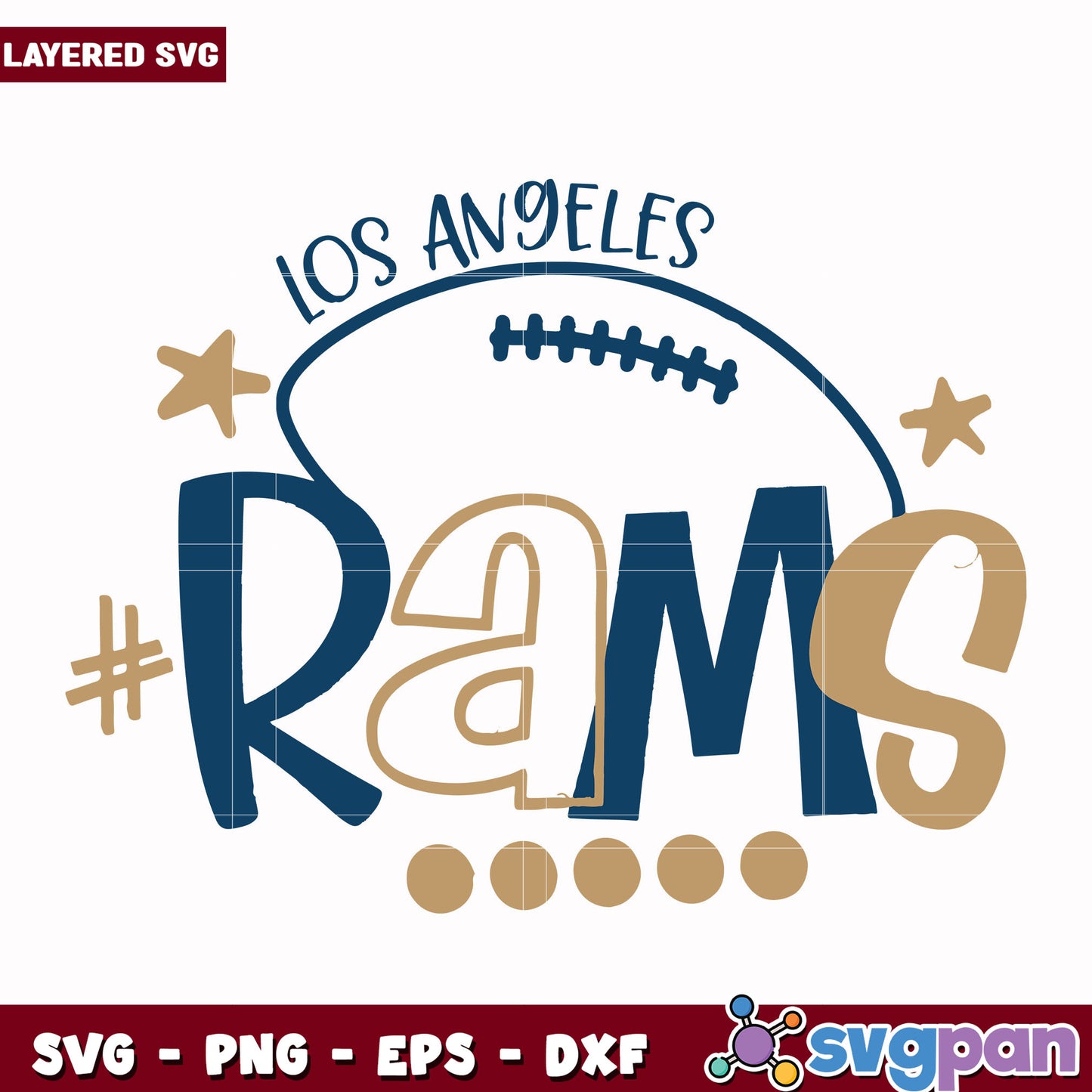 Los Angeles Rams  funny design svg, nfl rankings svg, nfl la rams svg