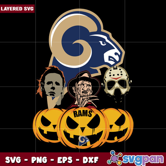 Los Angeles Rams svg, nfl teams svg, national football league svg