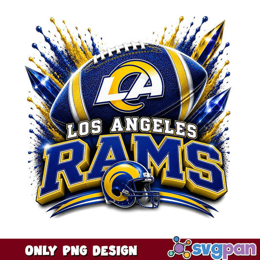 Los Angeles Rams PNG, NFL Football Team PNG, Rams Logo PNG