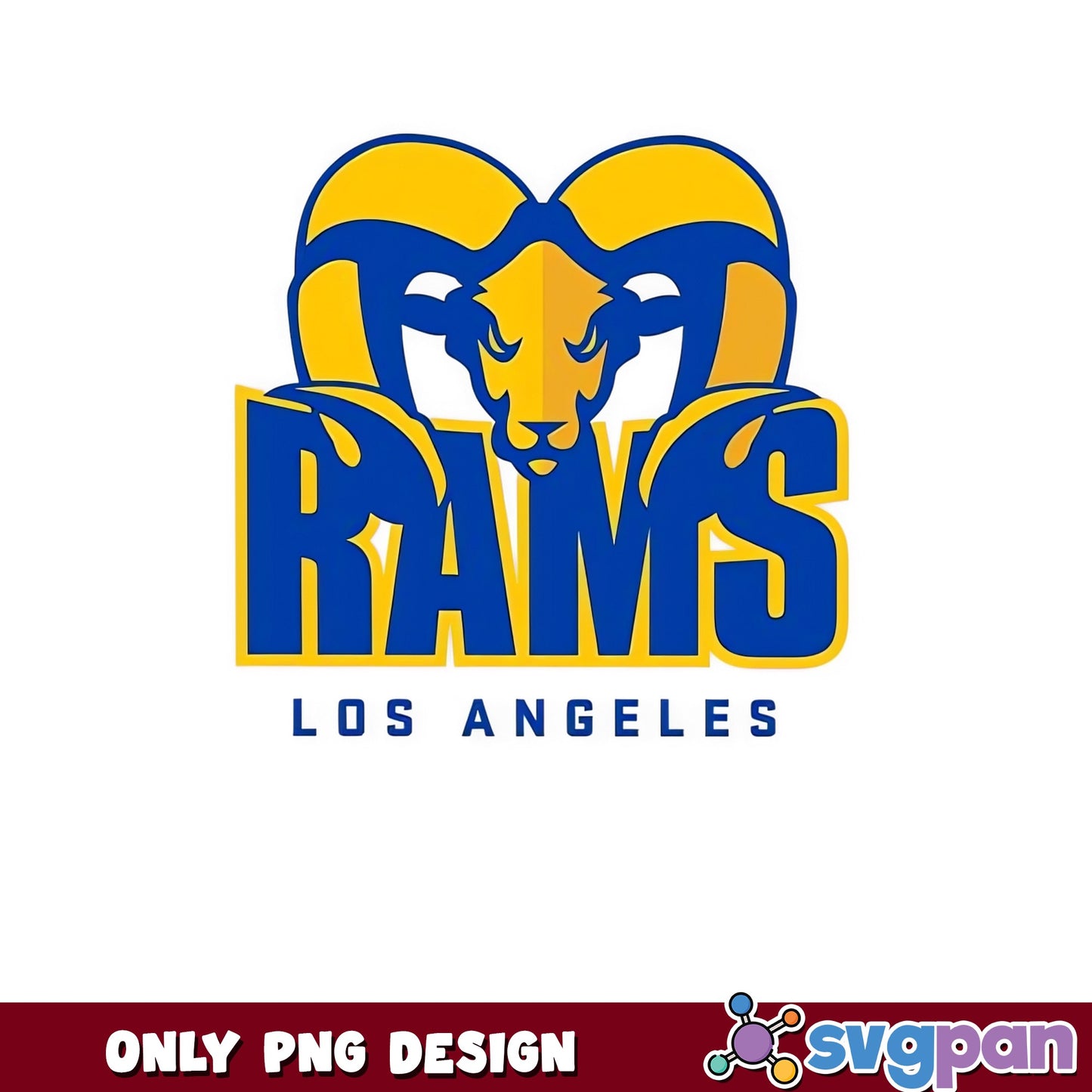 Los Angeles Rams PNG, NFL Football Team, Rams Logo PNG