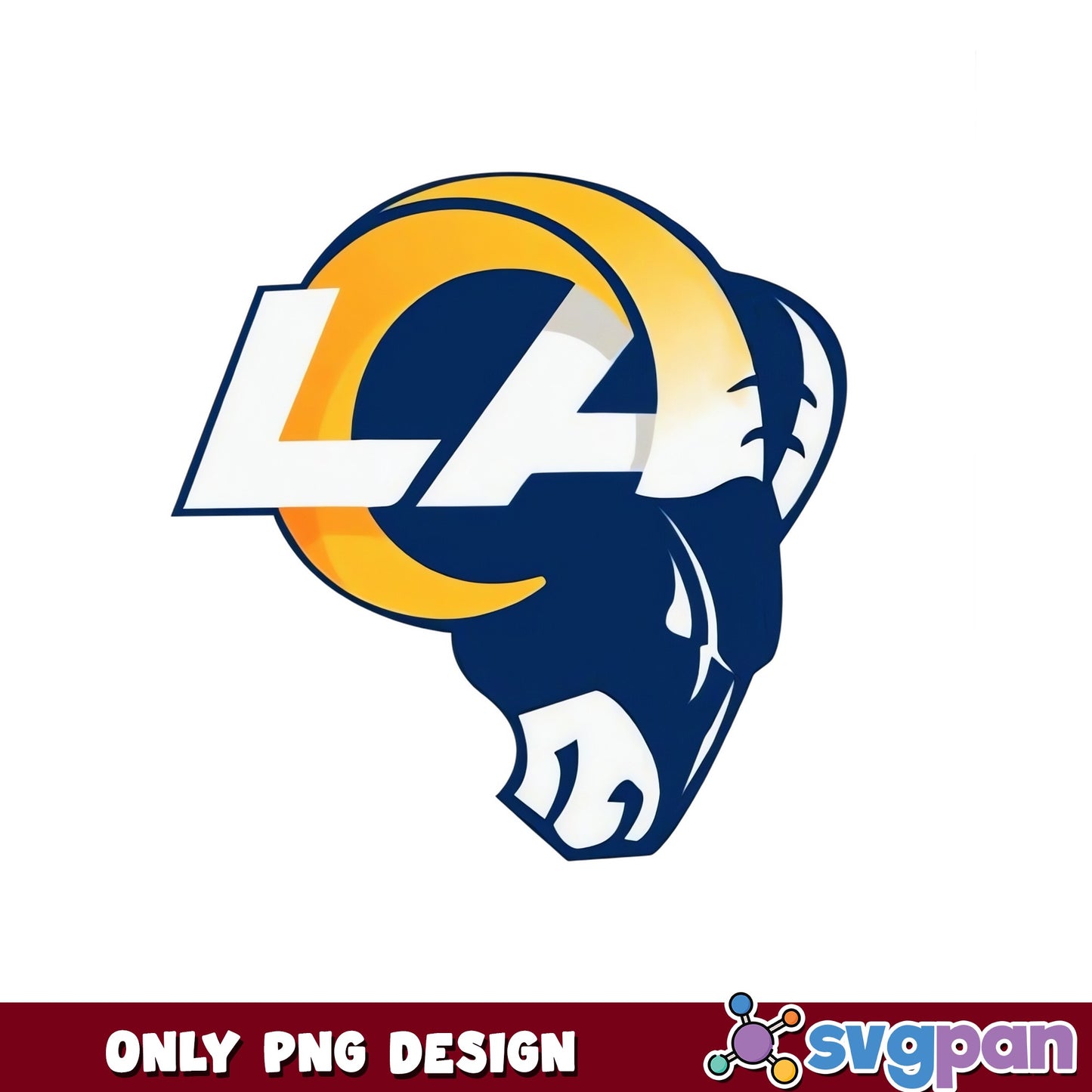 Los Angeles Rams PNG, NFL Team Logo PNG, Rams Football PNG
