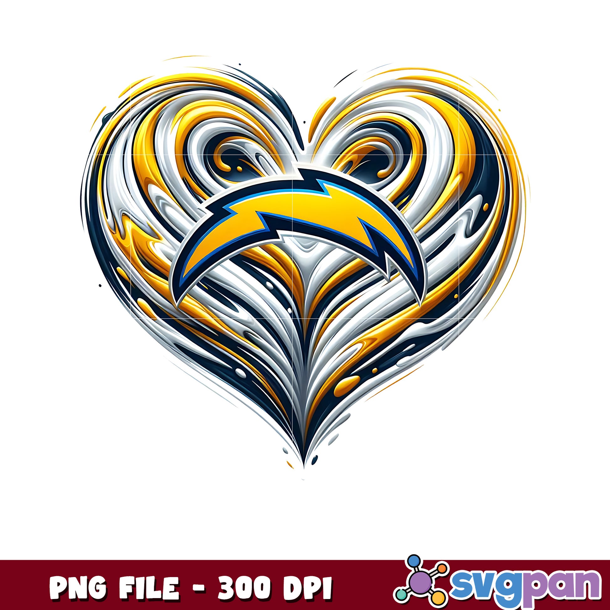 Los angeles charagers heart png, nfl reddit​ png, nfl network​ png