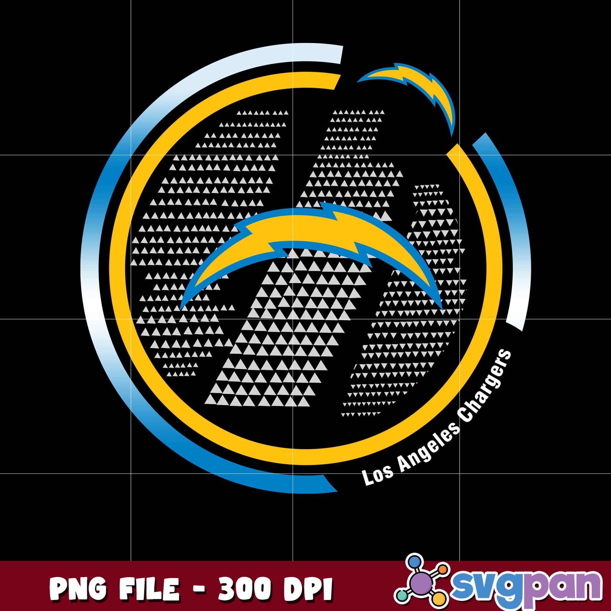 Los angeles chargers circle logo design png, nfl teams logo png, nfl 2025 png