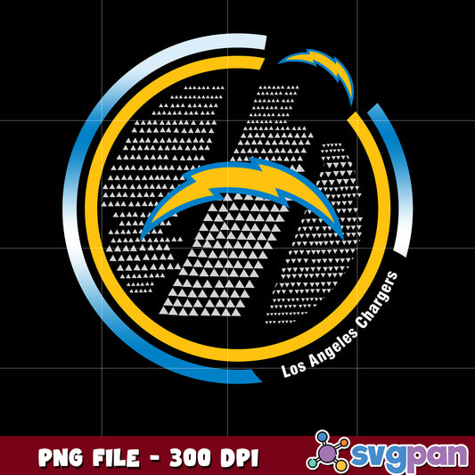 Los angeles chargers circle logo design png, nfl teams logo png, nfl 2025 png