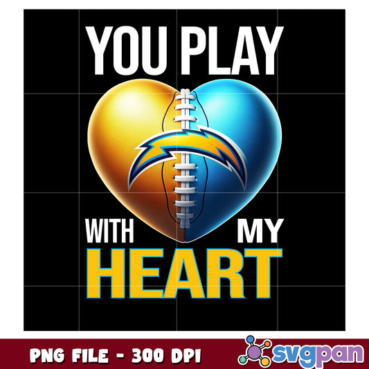 Los angeles chargers nfl heart png, super bowl 2025 png, nfl games today png