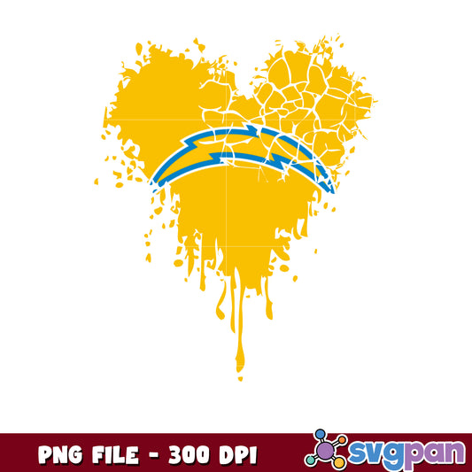 Los angeles chargers painting design png, nfl games today, american football games png