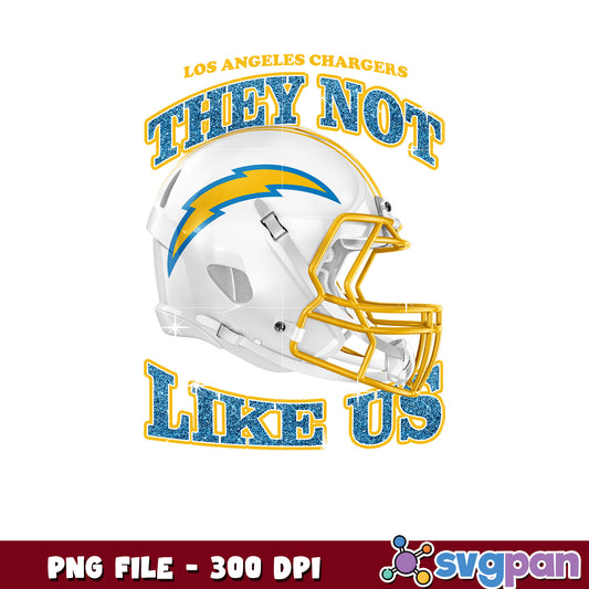 Los angeles chargers they not like us png, nfl chargers teams png, amercan football png