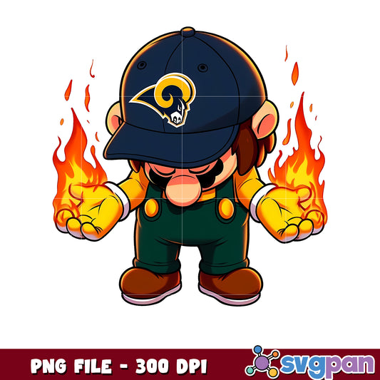 Los angeles rams design png, national league football png, nlf team png