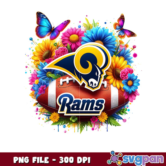 Los angeles rams flowers png, nfl games png, american football png