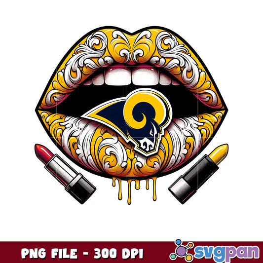 Los angeles rams lips png, nfl players png, nfl playoffs png