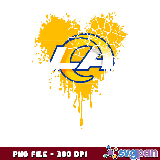 Los angeles rams paint png, super bowl 2025 png, american football league png