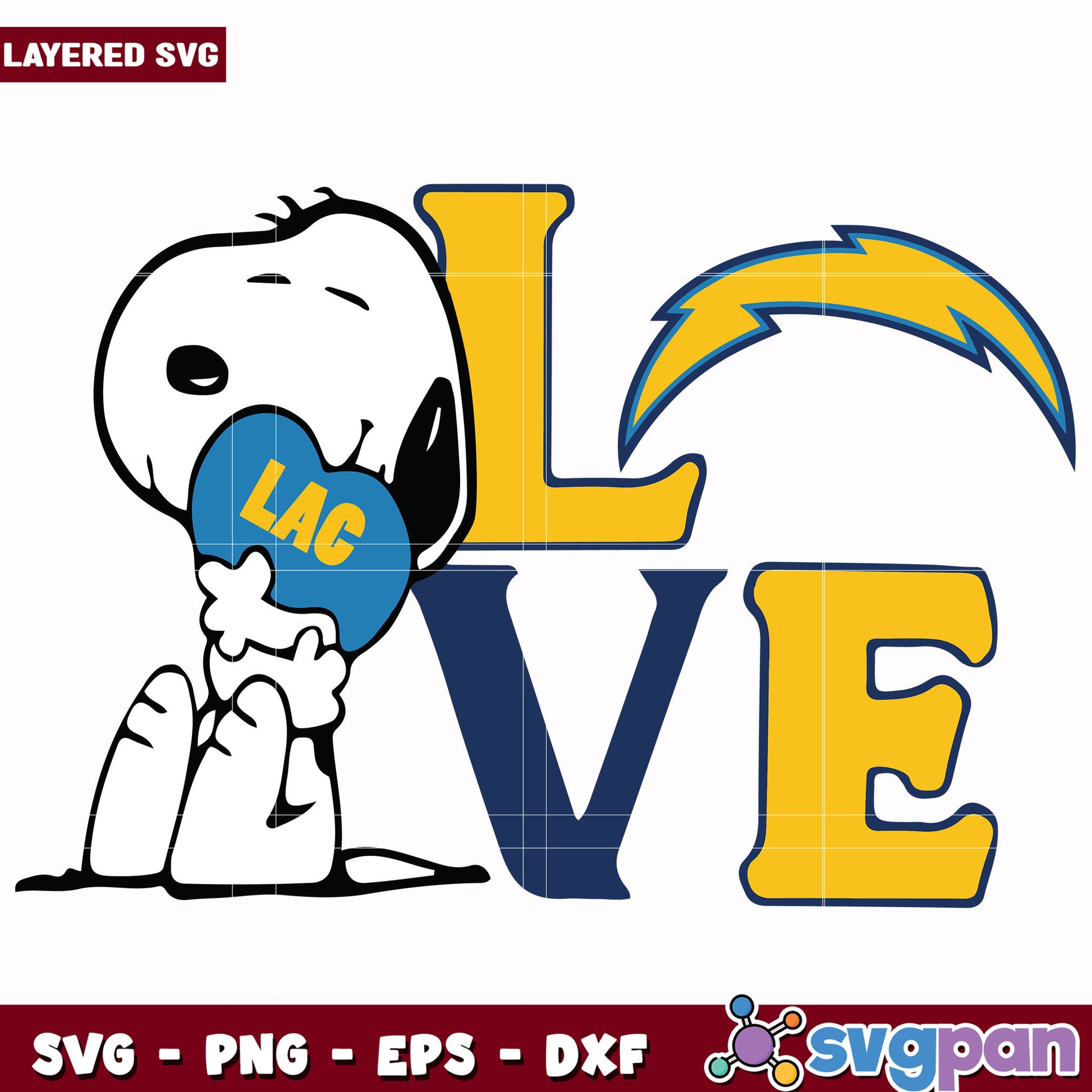 Los angeles rams snoopy love svg, nfl jerseys​ svg, nfl mvp svg