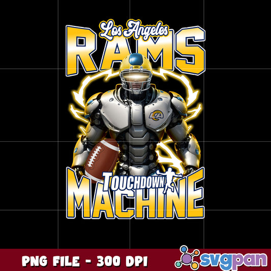 Los angeles rams touchdown machine png, super bowl 2025 png, nfl games today png