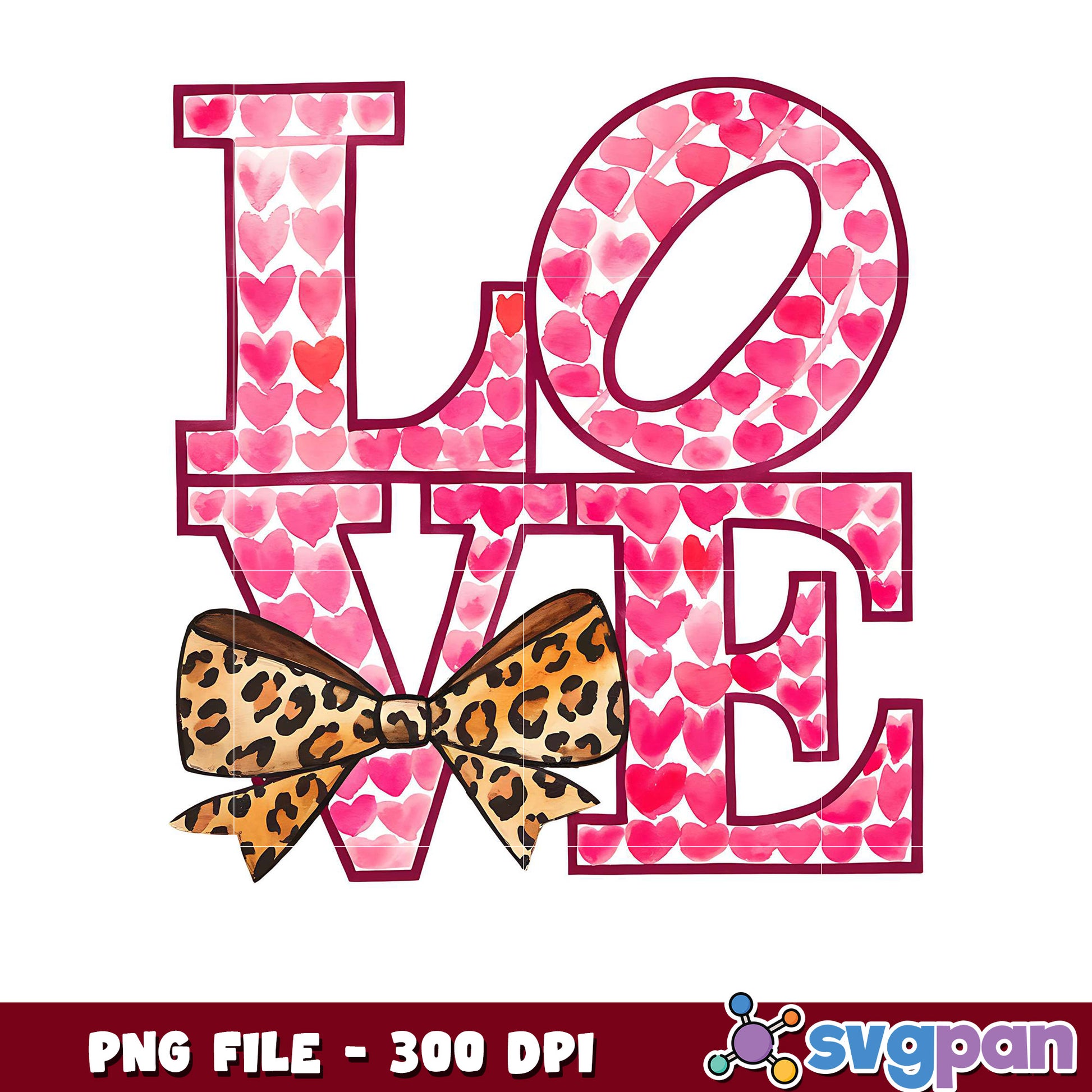 Love Art Design with Hearts, Perfect for Home Decor